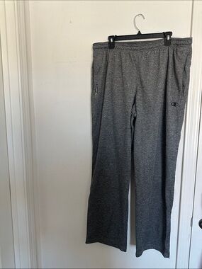 Champion Men’s Gray Heather Joggers - Cozy Athletic Sweatpants